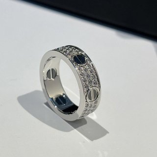 Extremely rare! Cartier LOVE ring replica diamond Buf02758