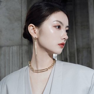 Want it? Super limited edition? Tiffany link earrings replica Tis17614