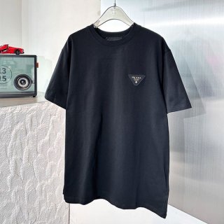 n-grade recommended Prada crew neck short sleeve T-shirt copy puc22779