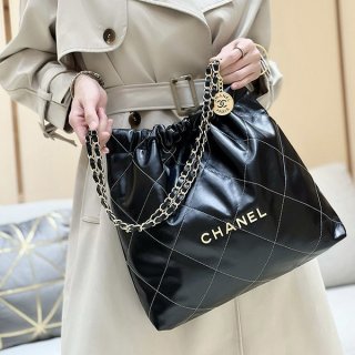 Chanel Large Handbag Replica Calfskin CC Logo AS3260