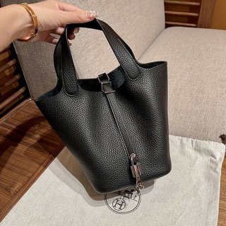 Hermes handbag Picotin Lock replica MM silver hardware erj92546