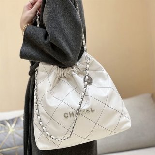 Chanel Large Handbag Replica Calfskin CC Logo sha41822