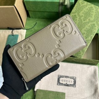Perfect gift: Gucci Jumbo GG Zip Around Wallet Replica 739484AABY03346