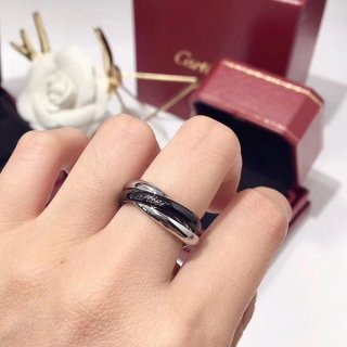 High quality??? Cartier Trinity ring replica kar40376