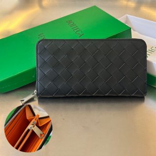 Sold Out Bottega Veneta Intrecciato Zip Around Wallet Replica Bow80765