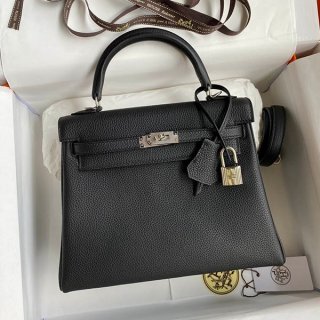Hermes Replica Kelly 25cm Inner Stitching Touch Silver Hardware erz58477
