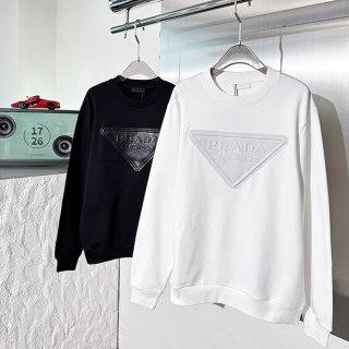 Prada Replica Sweatshirt with Triangle Logo pur80619