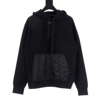 [Rare] Prada Cotton Hoodie Replica Logo Long Sleeve UJL45B_ 11CCF0002