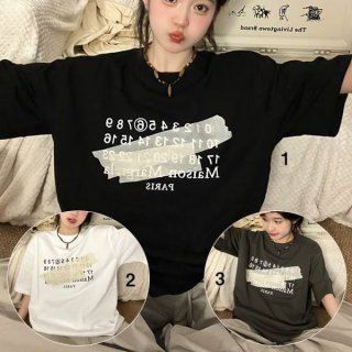 Fake Maison Margiela loved by many celebrities, numbered MM6 logo T-shirt in 3 colors Mab30548