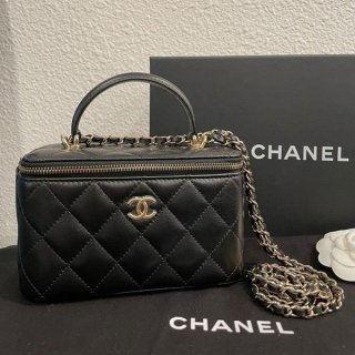 Classy magazine Chanel! Classy Chanel vanity bag replica Matelasse shoulder strap 4 colors AP2199