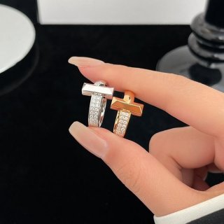 Perfect gift: Tiffany T one narrow diamond ring replica Tiv21141