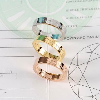 Hard to find fake Tiffany 1837 Interlocking Circle Ring in 3 colors Tiv80052