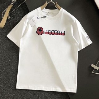 Very popular: Moncler logo cotton short sleeve T-shirt replica mol87018