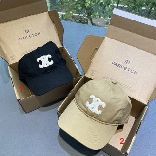 Very popular! Celine baseball cap / cotton Cem97141