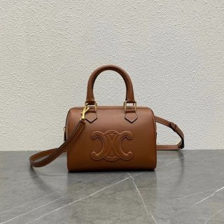 ★Japan!! Popular! Celine Cuir Triomphe Replica Small Boston Bag Ceh16279