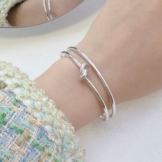 Celine Replica Knot Double Cuff / Gold Finish Brass Cer09227