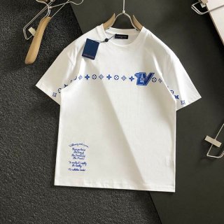 Louis Vuitton Everyday LV Fake Crew Neck T-Shirt vuw39347