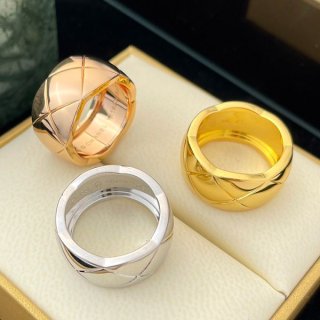 Stylish? Chanel Coco Crush Ring Replica 18K Beige Large shb87314