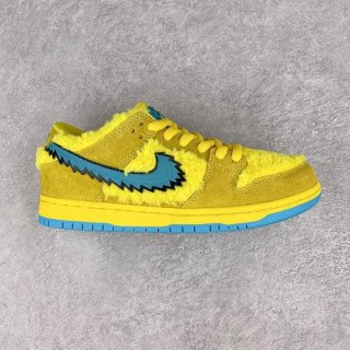 Attention ★ Grateful Dead Replica x Nike SB Dunk Low Yellow Bear Yellow/Blue CJ5378-700