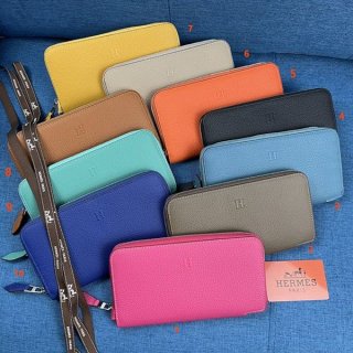 Very popular all over the world? Hermes zipper wallet long wallet copy erp68396