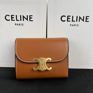 Celine Small Flap Wallet Replica Smooth Lambskin 10D783BZG
