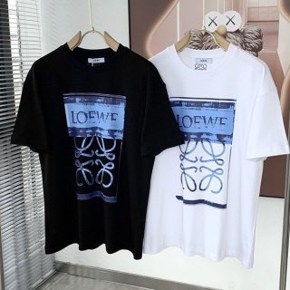 Spring/Summer New Arrivals Loewe Anagram Print T-Shirt Replica lof65958