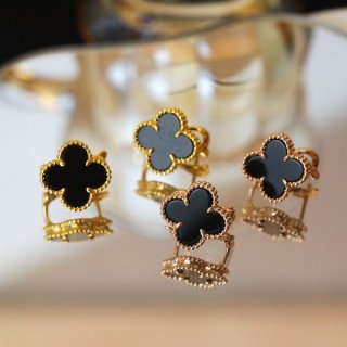 The hot topic! Van Cleef & Arpels Replica Alhambra Earrings vae65383