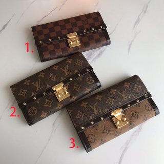 Hard to find Louis Vuitton Monogram Long Wallet Replica N60535