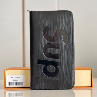 New for Spring/Summer Supreme x Louis Vuitton Epi Zippy Wallet Replica M67544