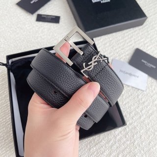 Love at first sight? Replica Saint Laurent Monogram Narrow Belt 30mm Sar66006