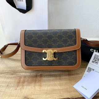 New Celine Classic Triomphe Bag Replica Tan 2 Sizes 191242BZ404LU