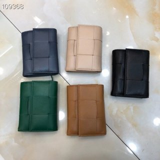 The hottest topic! Bottega Veneta Tri-fold Zipper Wallet Replica 5 colors bod79664