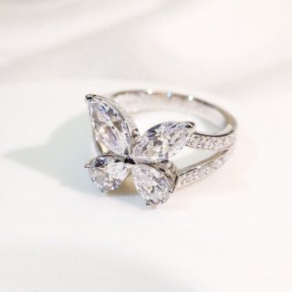 Very popular! GRAFF Replica Classic Butterfly Diamond Ring RGR368