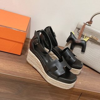 2022ss New Hermes Sandals Replica Espadrilles Elda erl75259