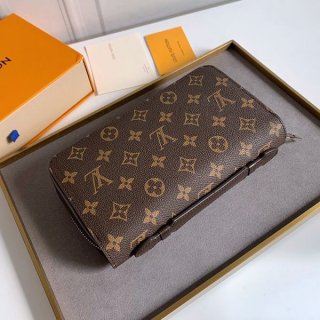 Easy to use! Louis Vuitton Zippy XL Replica Men's Long Wallet Monogram Eclipse M61506