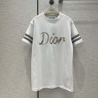 21-22AW Dior Organic Cotton Jersey T-shirt Replica del05981