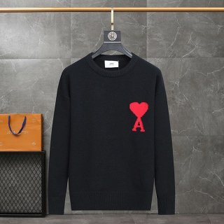 AMI DE COEUR Crew Neck Sweater Fake ★ Super Popular ☆ amw94306