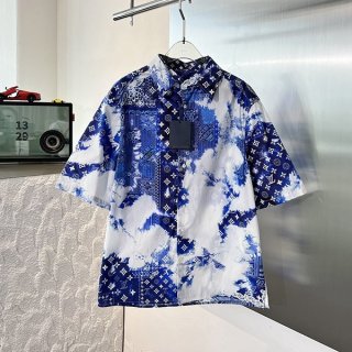 Very popular all over the world? Louis Vuitton Monogram Bandana Short Sleeve Shirt Replica 1AA4UD