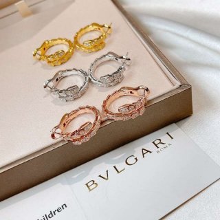 High quality???Bvlgari Serpenti Viper earrings fake shipping included Bus79587