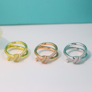 Sold out? Tiffany 18K gold and diamond ring replica Tiz54948