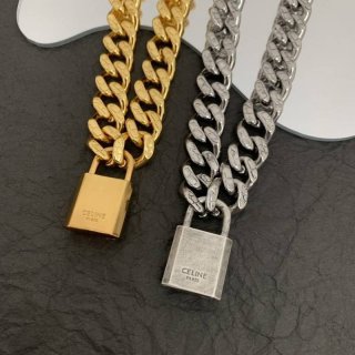☆Super popular☆Celine 16 Seize replica padlock necklace in 2 colors Cev03399