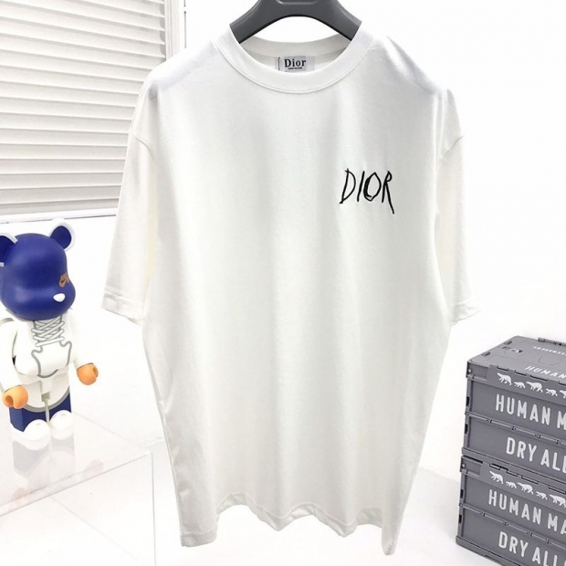 New Dior T-shirt for Spring/Summer, Replica Linen Cotton Jersey dec20394