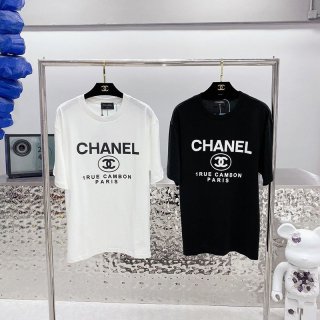 Very popular!! New color Chanel T-shirt super copy printed ready-to-wear cruise sht43768