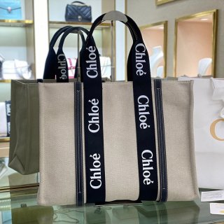 Domestic shipping Chloe WOODY replica medium tote bag 3 model sizes chj11899