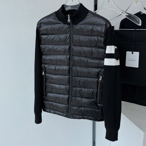Classic and popular Moncler copy knitted cuff down jacket ☆ 2 colors mok62727
