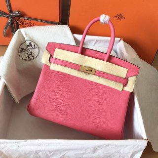 Rare Hermes Birkin 25 Replica Togo Gold Hardware erf67022