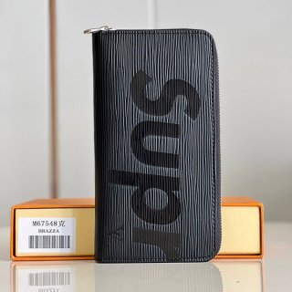 Supreme Louis Vuitton Wallet Replica Zippy Wallet New Epi Leather Zippy Organizer Wallet Black M67548