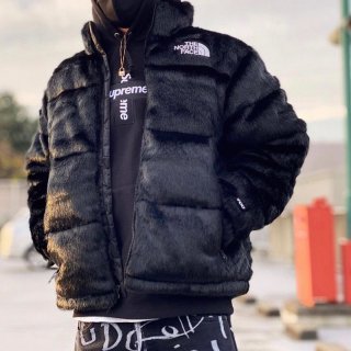Supreme North Face Fur Nuptse Replica Fur Series Jacket Shu51595