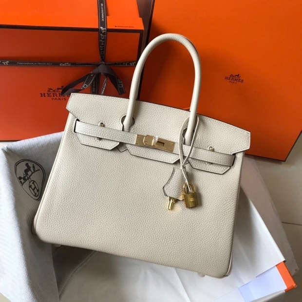 Rare color Hermes Birkin copy Togo gold hardware erd60867?