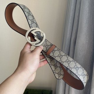 No. 1 in cumulative total sales! Replica Gucci belt, reversible GG Supreme canvas 38mm guj37999